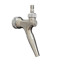 Universal Beer Tap Stainless Steel 10mm Bore - Stout Nozzle - no handle
