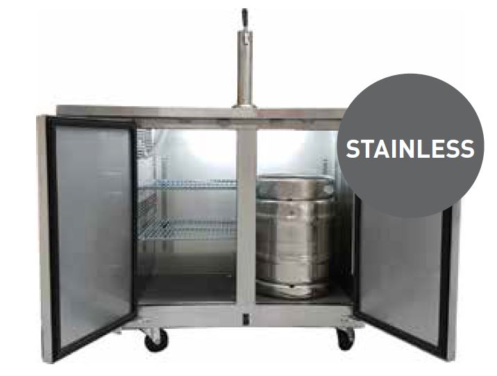 Chiller Keg Fridge Full System 2 Door 2 Tap Pacificool Ltd